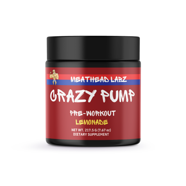 Crazy Pump Low Stim Pre-Workout Lemonade